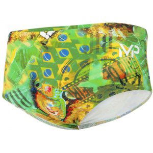 Pánské plavky michael phelps corco man brief green/yellow 26