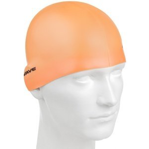 Mad wave neon swim cap oranžová