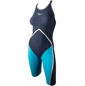 Finis rival closed back kneeskin navy/aqua 28