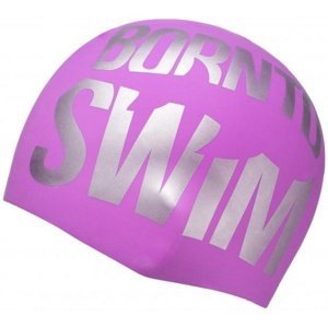 Borntoswim seamless swimming cap fialová
