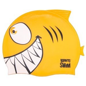 Borntoswim shark junior swim cap oranžová