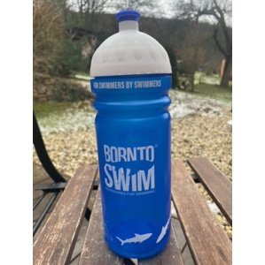 Borntoswim shark water bottle modrá
