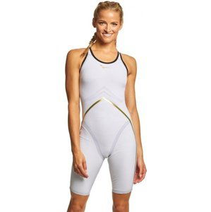 Dámské plavky finis rival closed back kneeskin white 28