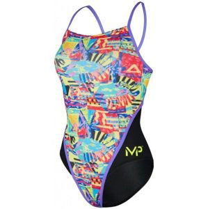 Dámské plavky michael phelps riviera racing back multicolor/black 24