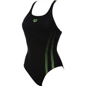 Dámské plavky arena shadow one piece black/green 30