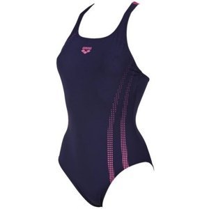 Arena shadow one piece navy/pink 30