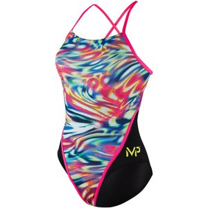 Dámské plavky michael phelps wave racing back multicolor/black 30