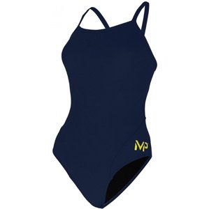 Dámské plavky michael phelps solid mid back navy 20