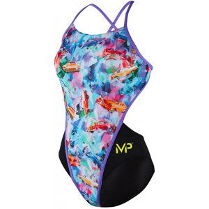 Michael phelps vintage open back multicolor/black 30