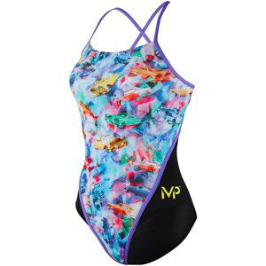 Dámské plavky michael phelps vintage racing back multicolor/black 30