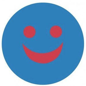 Matuska dena emoji kickboard modrá