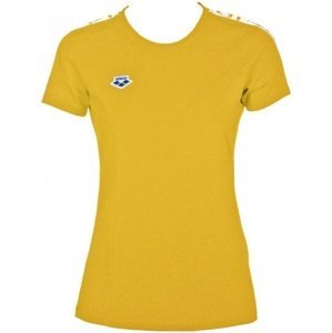 Arena w t-shirt team lily yellow/white s