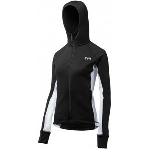 Tyr female victory warm-up jacket black/white s