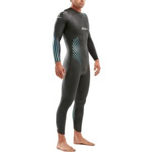 Pánský plavecký neopren 2xu p:1 propel wetsuit black/blue ombre ms