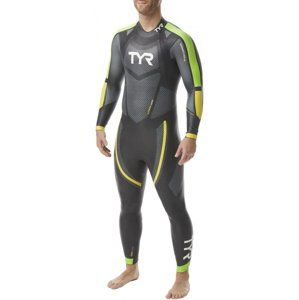 Tyr hurricane wetsuit cat 5 men black/green/yellow m