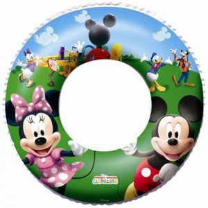 Mickey mouse inflatable swim ring zeleno/modrá