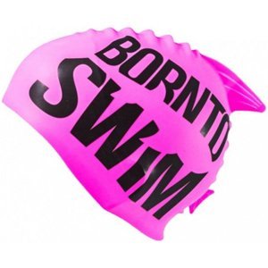 Borntoswim guppy junior swim cap růžová