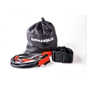 Swimaholic safety cord short belt červená