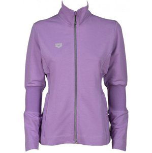 Arena w f/z jacket rib insert lilac xs