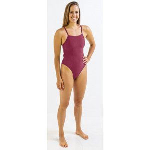 Dámské plavky finis skinback solid cabernet 36