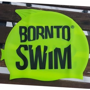 Borntoswim guppy junior swim cap zelená