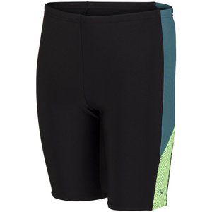 Speedo dive jammer boy black/swell green/zest green 24