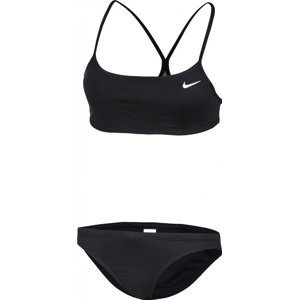 Dámské dvoudílné plavky nike essential sports bikini black s