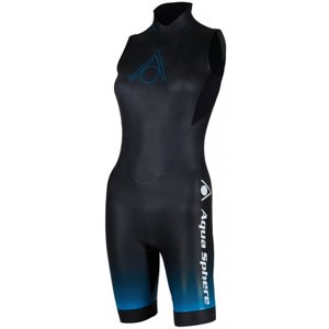 Aqua sphere aquaskin shorty v3 women black/blue m