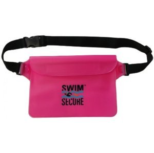 Swim secure waterproof bum bag růžová