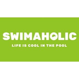 Swimaholic big logo microfibre towel zelená