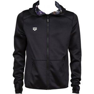 Arena m hooded spacer reversible f/z jacket black/iridescent stripe m
