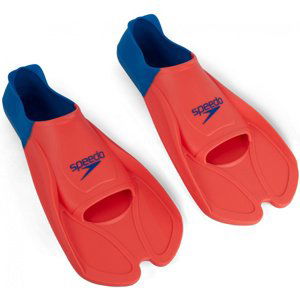 Plavecké ploutve speedo training fin fluro tangerine/pool blue/blue