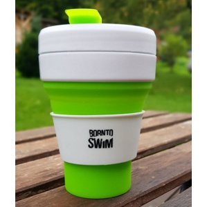Borntoswim pocket size foldable reusable cup zelená