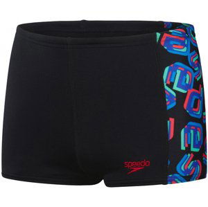 Speedo digi allover panel aquashort boy black/red/neon absinthe/lapis