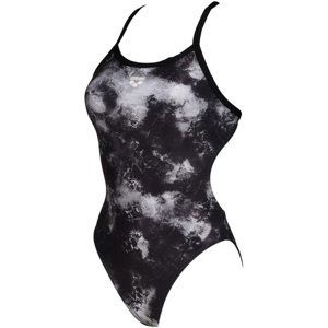 Arena women swimsuit challenge back allover black/multi 38