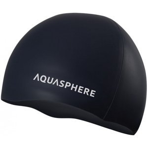 Plavecká čepice aqua sphere plain silicone cap černá
