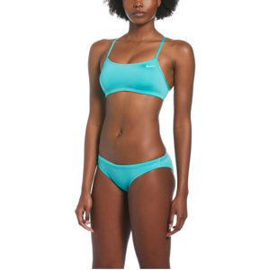 Dámské dvoudílné plavky nike essential sports bikini washed teal l