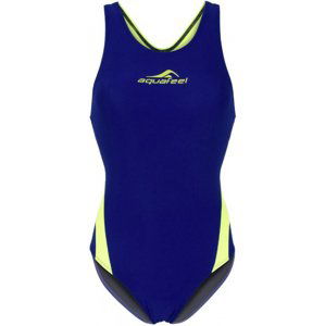 Aquafeel racerback blue/fluo yellow 38