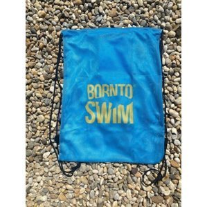 Plavecký vak borntoswim mesh bag 1 modro/žlutá