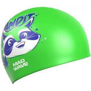 Mad wave bandit swim cap junior zelená