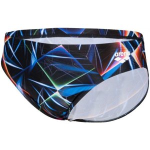 Arena men swim brief allover black/multi xl - uk38