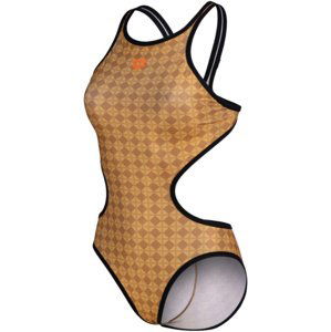 Arena 50th gold swimsuit tech one back gold multi/black l - uk36