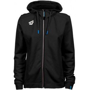 Arena women team hooded jacket panel black m