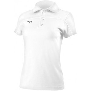 Tyr female polo shirt white l