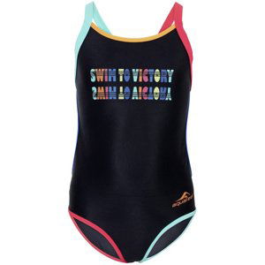 Aquafeel swim to victory vback girls black/multi 128cm