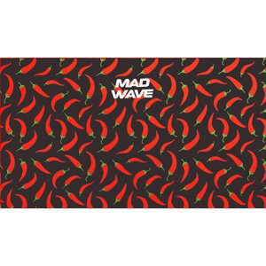 Mad wave chilli microfibre towel černo/červená