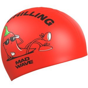 Mad wave chilling swim cap červená