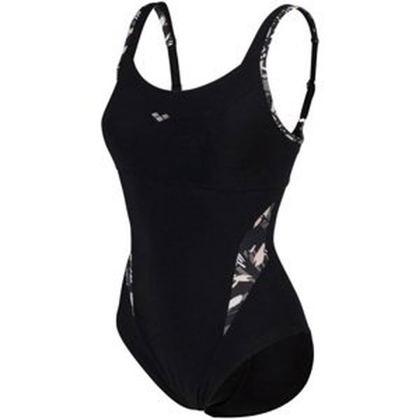 Arena bodylift swimsuit francy strap back black/white/multi l - uk36