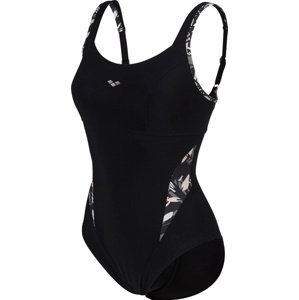 Arena bodylift swimsuit francy strap back c-cup black/white/multi xl -