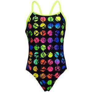 Funkita broken circle diamond back one piece girls 152cm